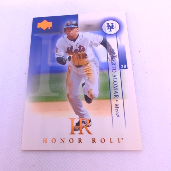 UPPER DECK BASEBALL CARD 2003 HONOR ROLL METS ROBERTO ALOMAR # 73 - Picture 5 of 5